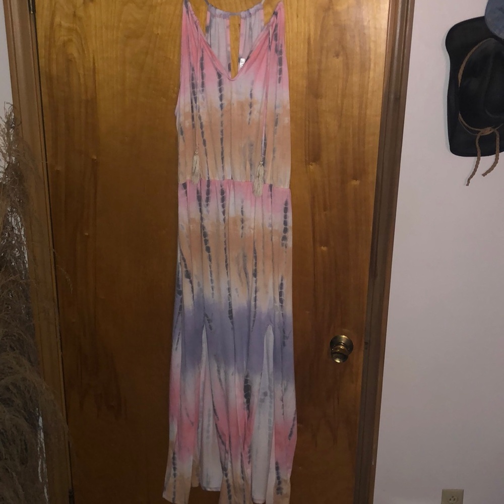 Tye-dye summer (beach dress)